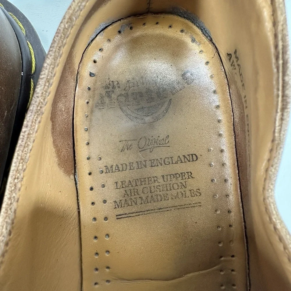 Doc Martens England Low Boots‎ Shoes Men's Size 9UK 10US Brown